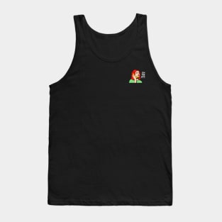 Color logo, small on front (nothing on back) white lettering - Tim's verson 2 Tank Top